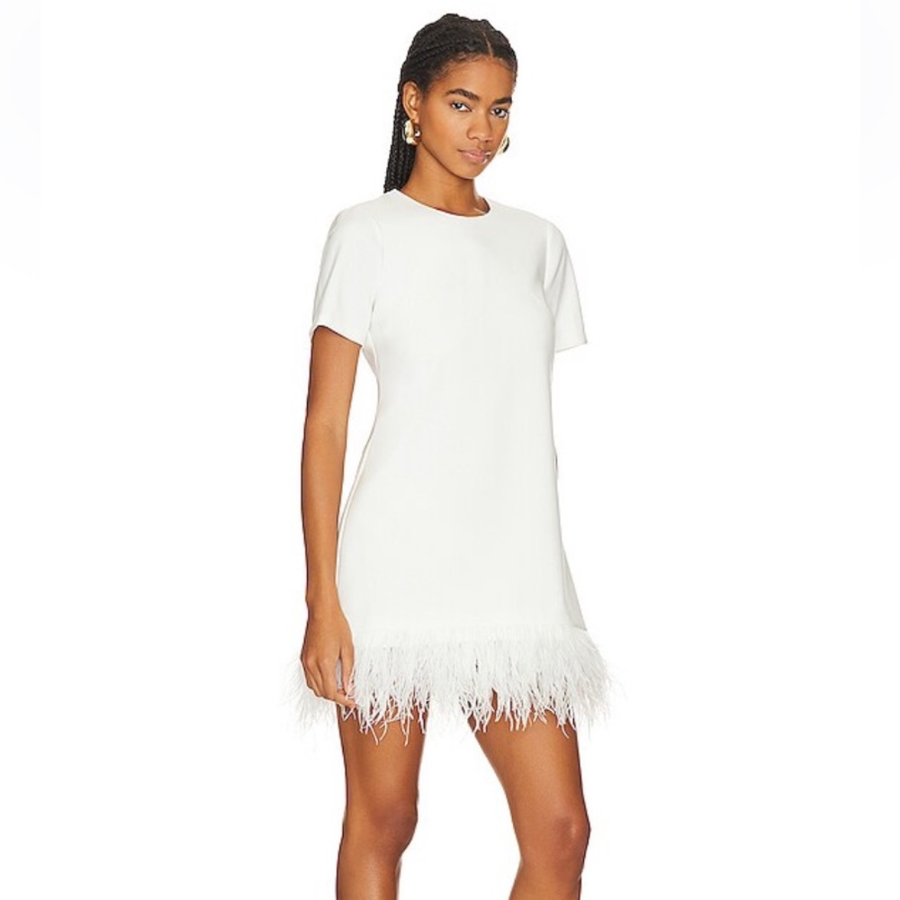 Never before worn Likely White Feather dress. Tags are still on!!